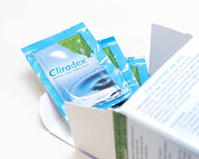 Load image into Gallery viewer, Cliradex Natural Eyelid, Eyelash, and Facial Cleansing Towelettes, Box of 24