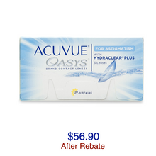 Load image into Gallery viewer, ACUVUE OASYS® for ASTIGMATISM 6-pack - Dr. Shalu Pal Optometrist
