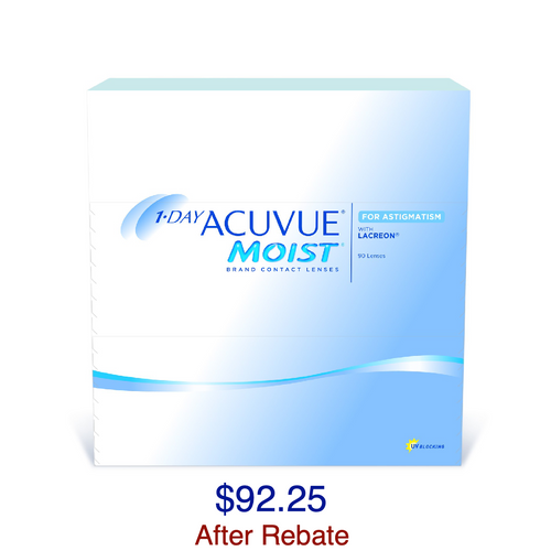 1-DAY ACUVUE® MOIST for ASTIGMATISM 90-Pack - Dr. Shalu Pal Optometrist