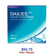 Load image into Gallery viewer, DAILIES® AquaComfort Plus® Multifocal 90-pack - Dr. Shalu Pal Optometrist
