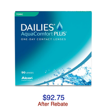 Load image into Gallery viewer, DAILIES® AquaComfort Plus® Toric 90-pack - Dr. Shalu Pal Optometrist
