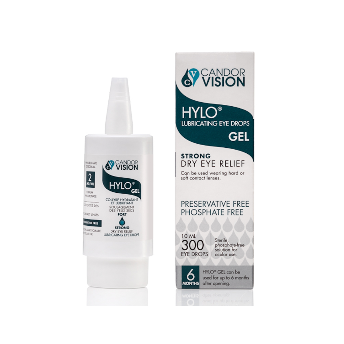 HYLO GEL - Lubricating Preservative Free Eye Drops